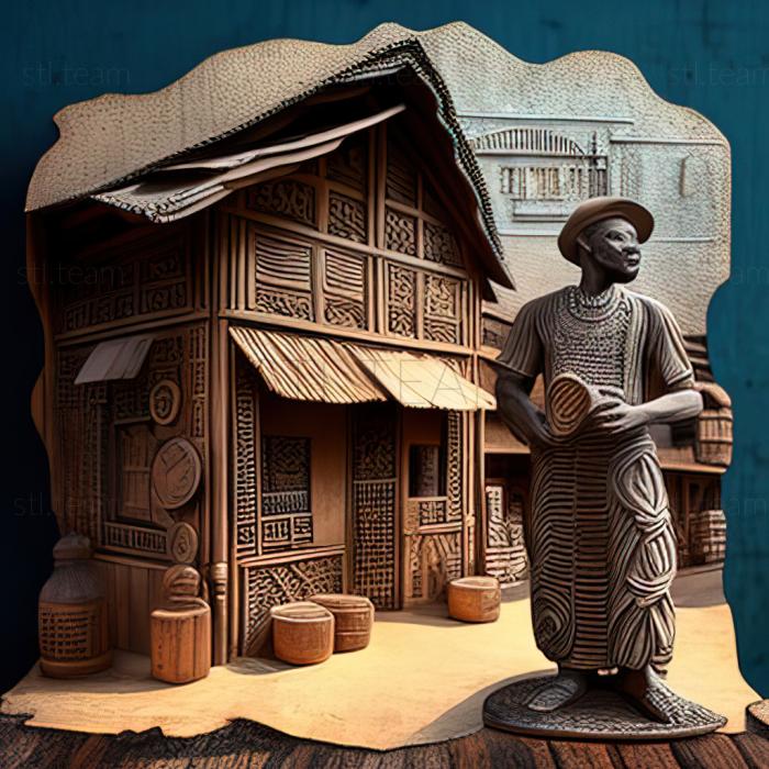3D model Accra Ghana (STL)